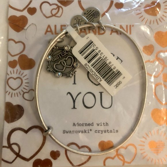 Because I Love You Sister Bangle Bracelet - Picture 2 of 2